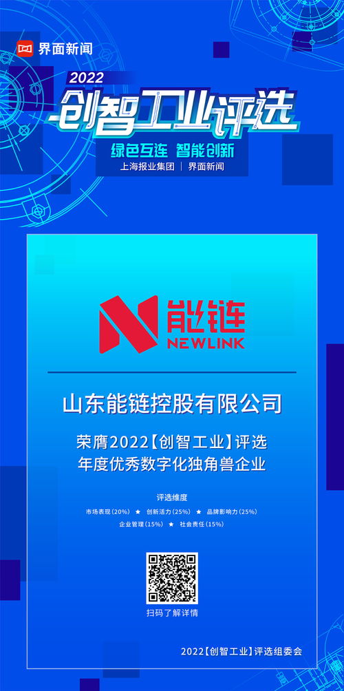 山東能鏈控股 以數(shù)字化之力，成就企業(yè)管理咨詢(xún)新典范——榮獲2022年度優(yōu)秀數(shù)字化獨(dú)角獸企業(yè)